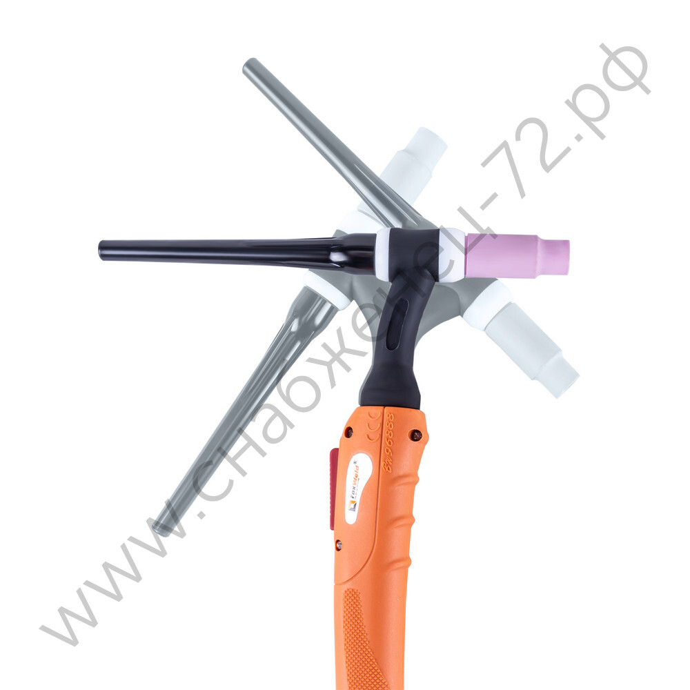 FoxWeld Горелка UnoTIG-26-Flex 4м (разъем 35мм2, с кнопкой, пр-во FoxWeld/КНР)