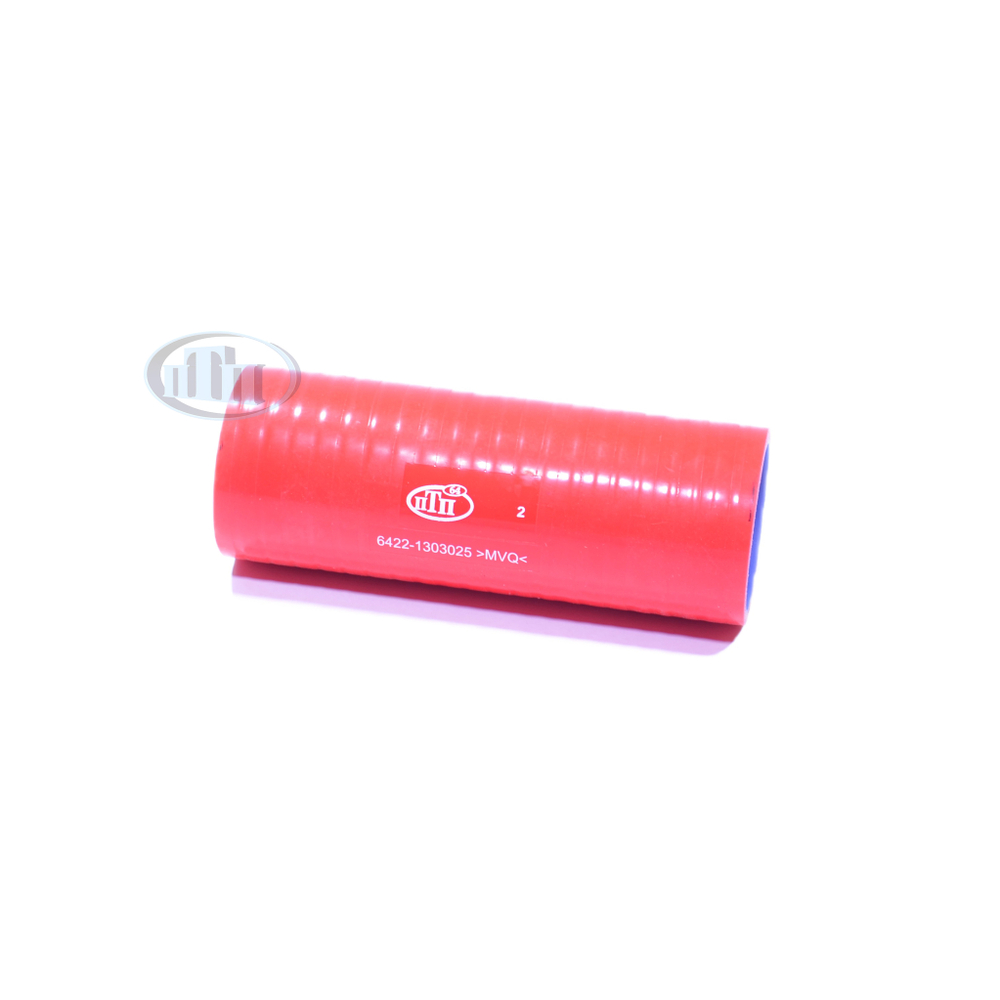 Патрубок радиатора МАЗ Супер (D=60 mm, L=180mm) красный MVQ (6422-1303025) ПТП