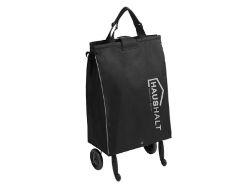 Сумка хозяйственная на колесах Haushalt 68 х 38 х 23,5 черная