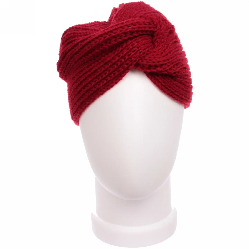 Повязка на голову теплая «Winter Turban», микс 6 цветов, 22*19см (Подвес Кокетка - Зима)