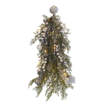 Изделие декоративное "Елка" с подсветкой, L25 W25 H60 см