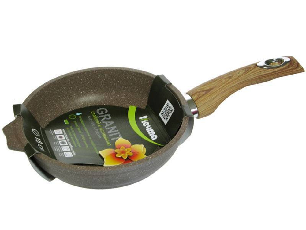 Сковорода 18см Гранит brown