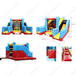 Коммерческий надувной батут "Двойной эффект-1"