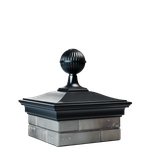 Колпак для забора MONBLAN с шаром на 1,5 кирпича