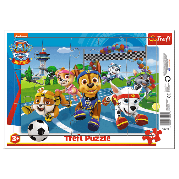 Pazl / Пазлы / Puzzles - "15 Frame" - Obliging dogs / Viacom PAW Patrol