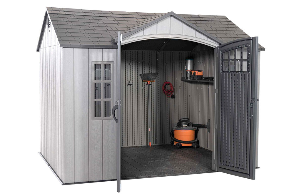 Пластиковая бытовка LifeTime WoodLook 10x8