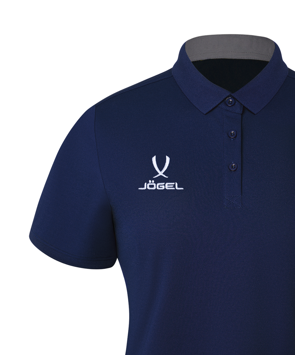 Поло женское JÖGEL PREMIER PerFormDRY CVC Polo W, темно-синий