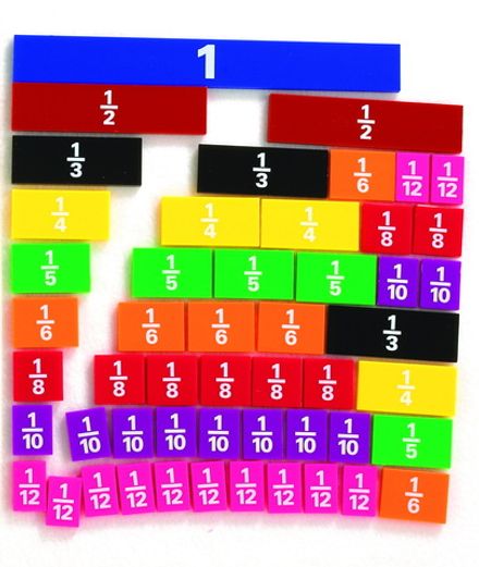 Дроби. Черепица. Набор учебно-игровой.