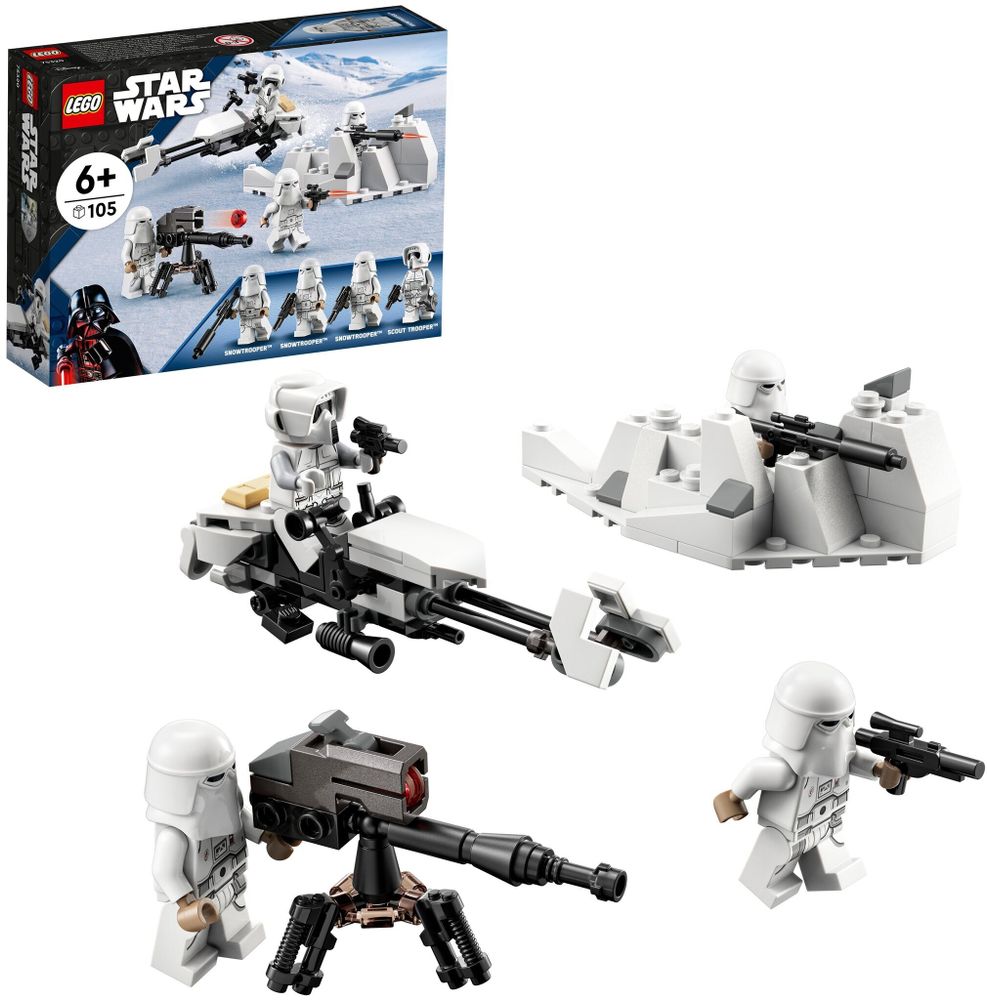 Конструктор LEGO Star Wars 75320 Боевой набор снежных пехотинцев