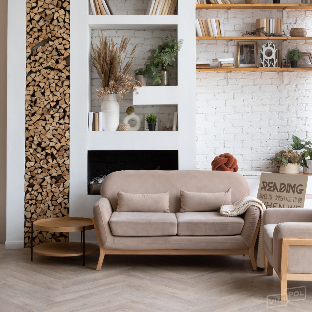 SPC ламинат VINILPOL Herringbon 9944 Паркет Палладио (1.355м2)