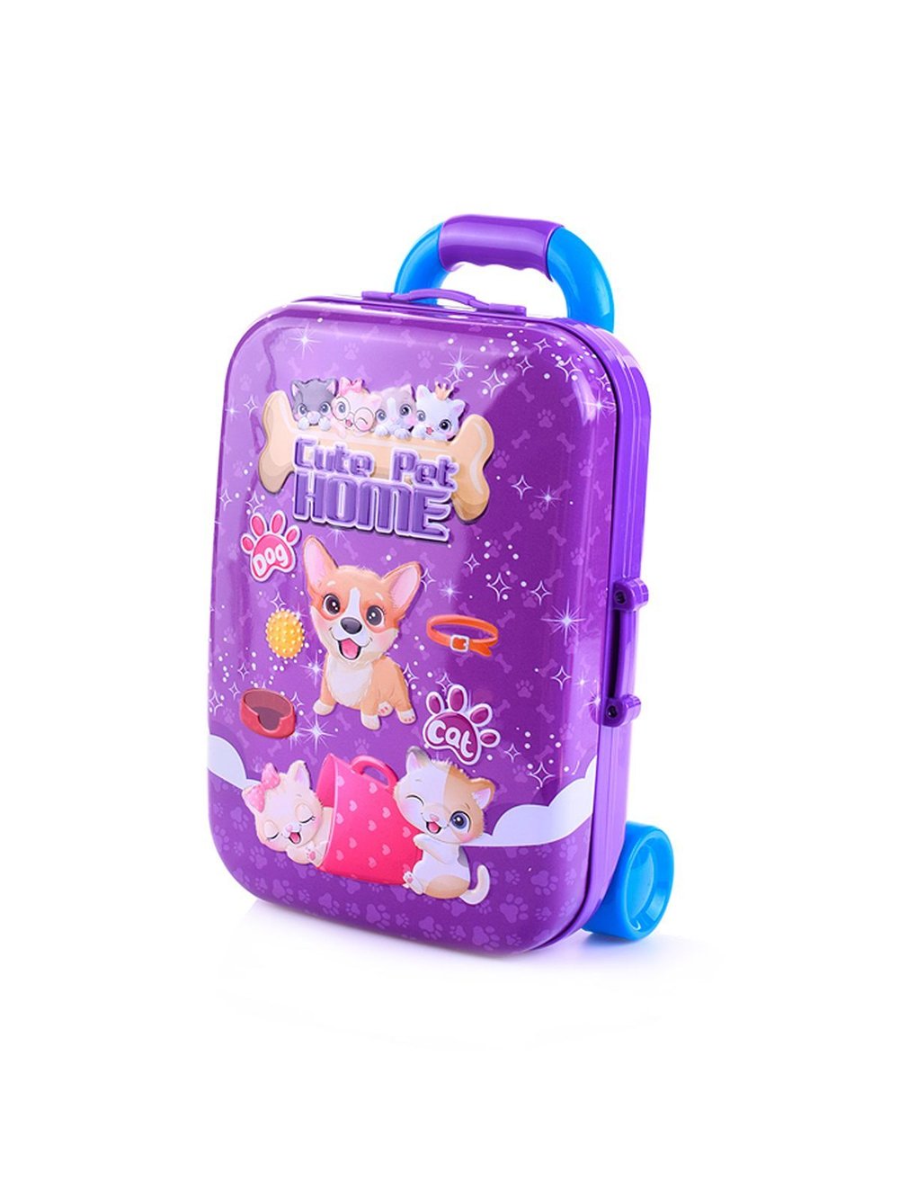 Игровой набор Питомцы собачки (977-14) цвет фиолетовый