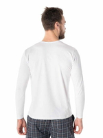 Футболка мужская с V-образным вырезом белый