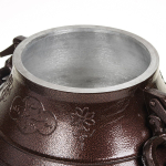 Казан афганский алюминий, 20 л, с крыш, с ручками, двухцветный, adr20