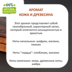 Кожа и древесина - отдушка для свечей и мыла