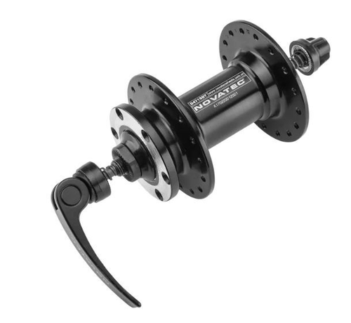 Втулка передняя D471SBT-SC 36H под диск,с эксц. пром. подшип. алюм. чёрная, арт.130269