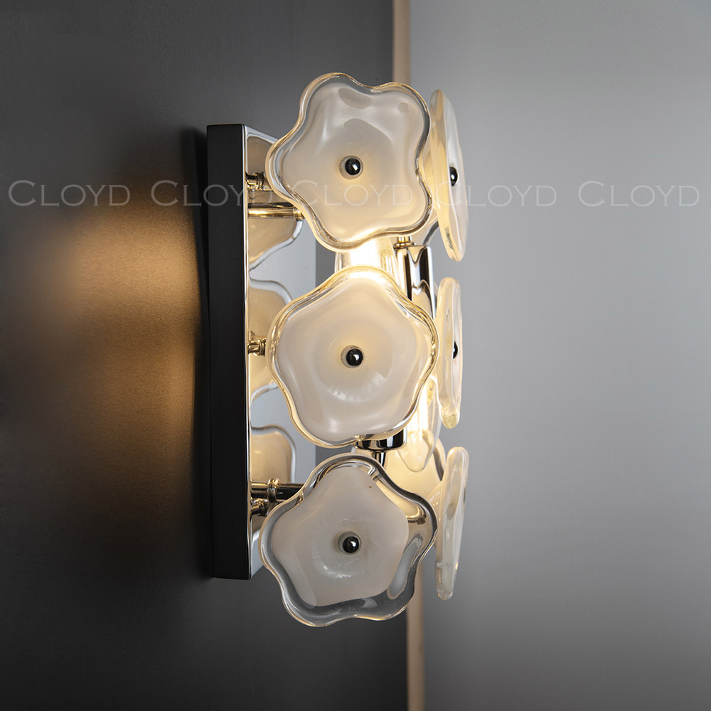 Бра Cloyd EFIOPIA W2 / выс. 28 см - хром (арт.20394)