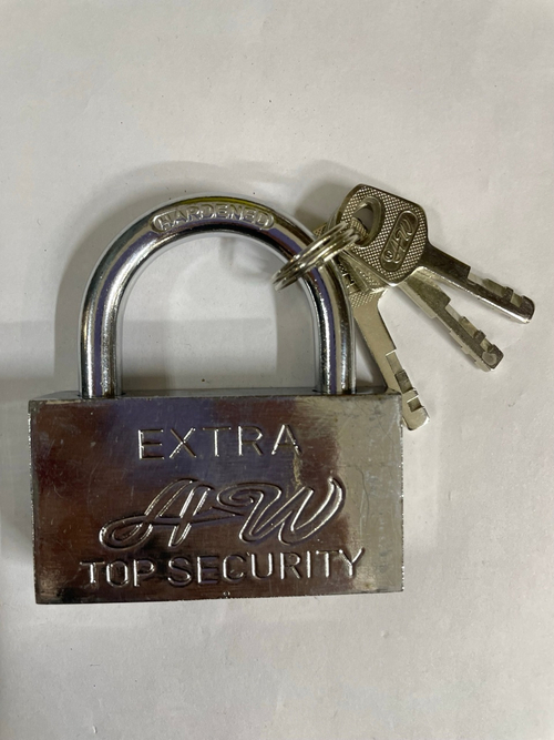 Замок Навесной Экстра ВС 80мм хром