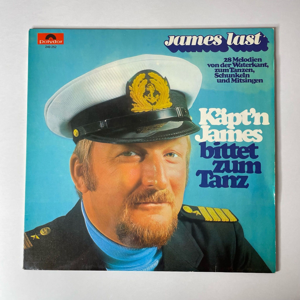 Винтажная виниловая пластинка LP James Last Джеймс Ласт Kapt'n James Bittet Zum Tanz (Германия 1975)