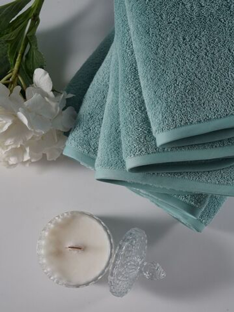 Набор полотенец 3шт Claire Batiste Atelier Ile бирюзовый светлый
