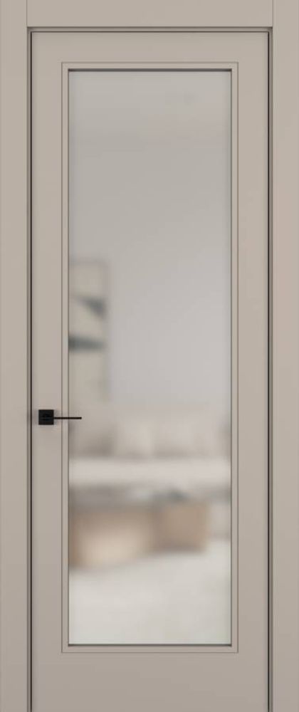 Дверь 01V HARMONY Матовый Латте