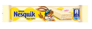 Вафли Nesquik в белом шоколаде