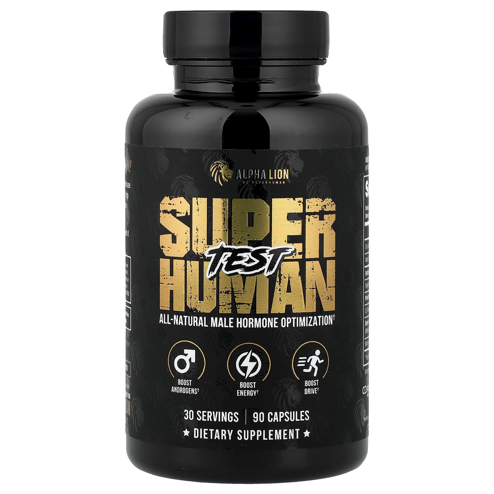 ALPHA LION, SuperHuman Test`` 90 капсул