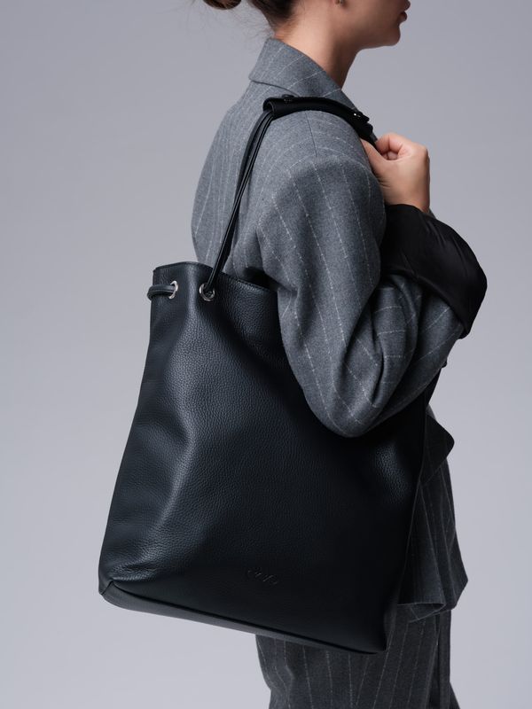 Кожаная сумка Ann DBR 31228 черный