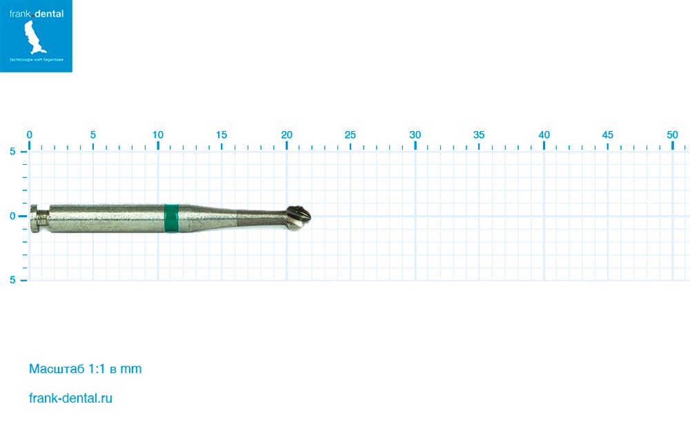 Бор твердосплавный Frank Dental типа RA - C.1S.021.RA