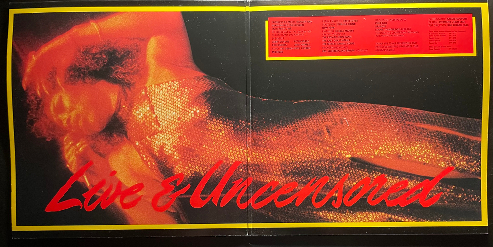 Millie Jackson ‎– Live And Uncensored 2LP (США 1979г.)