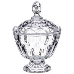 БАНКА ДЛЯ ВАРЕНЬЯ С КРЫШКОЙ 300 МЛ. 11*11 СМ. ВЫСОТА=16 СМ. КОЛЛЕКЦИЯ "MUZA" (КОР=12ШТ.)