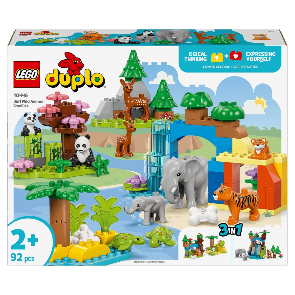 LEGO DUPLO Town - Семьи диких животных 3 в 1 10446