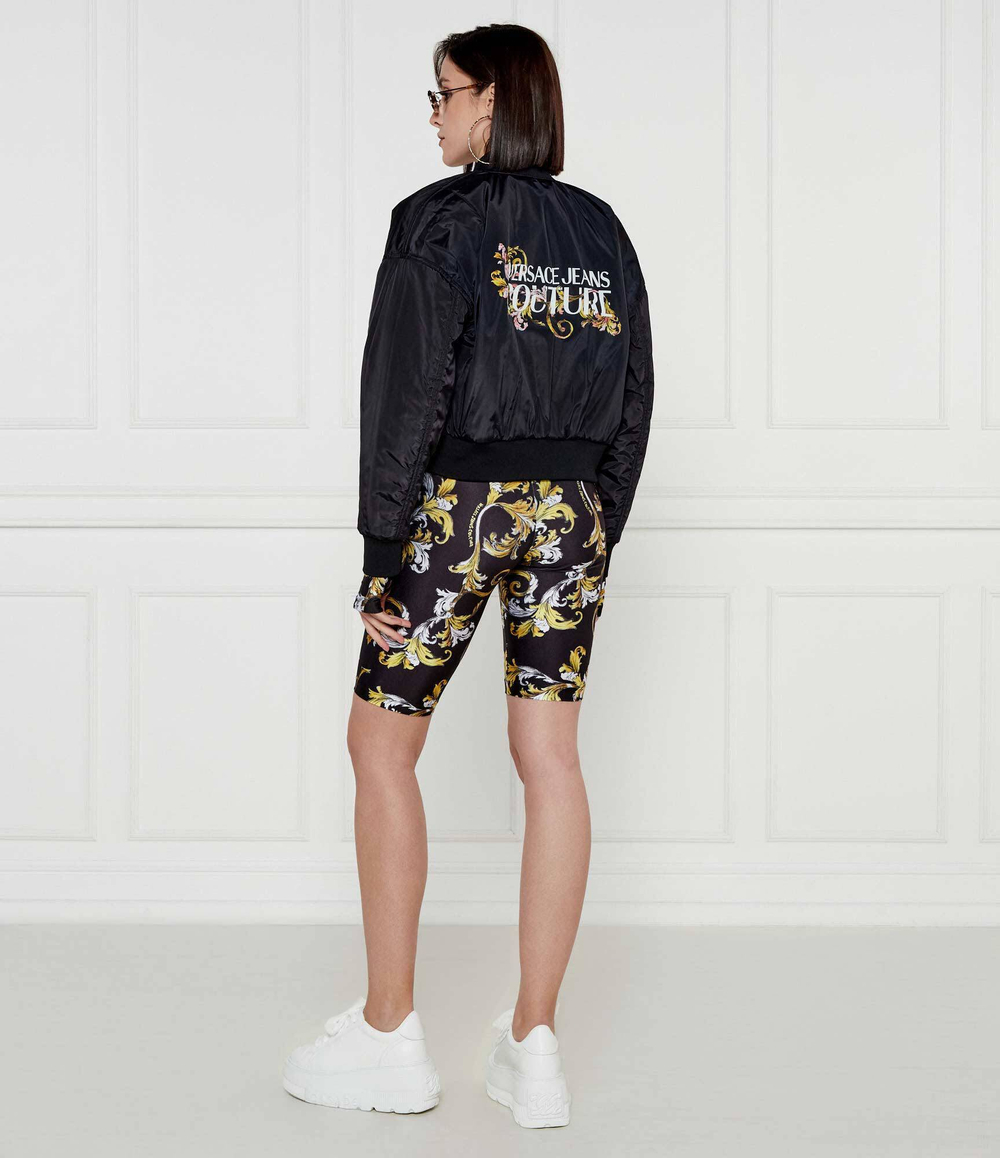 Двухсторонняя куртка бомбер Versace Jeans Couture - черный(78HASD08CQD99)