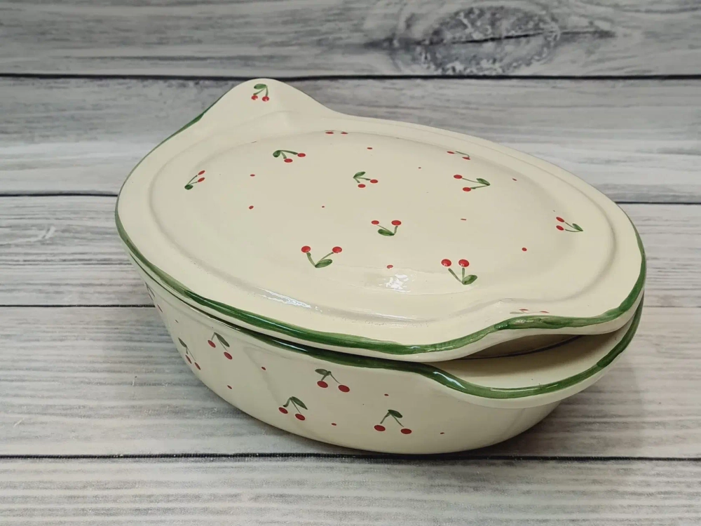 Форма для запекания овальная с ручками Кантри 2.2 л, 22*30*11.5 см