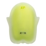 Желтый люминесцентный вакуум-волновой стимулятор клитора 8,4см Satisfyer Glowing Ghost