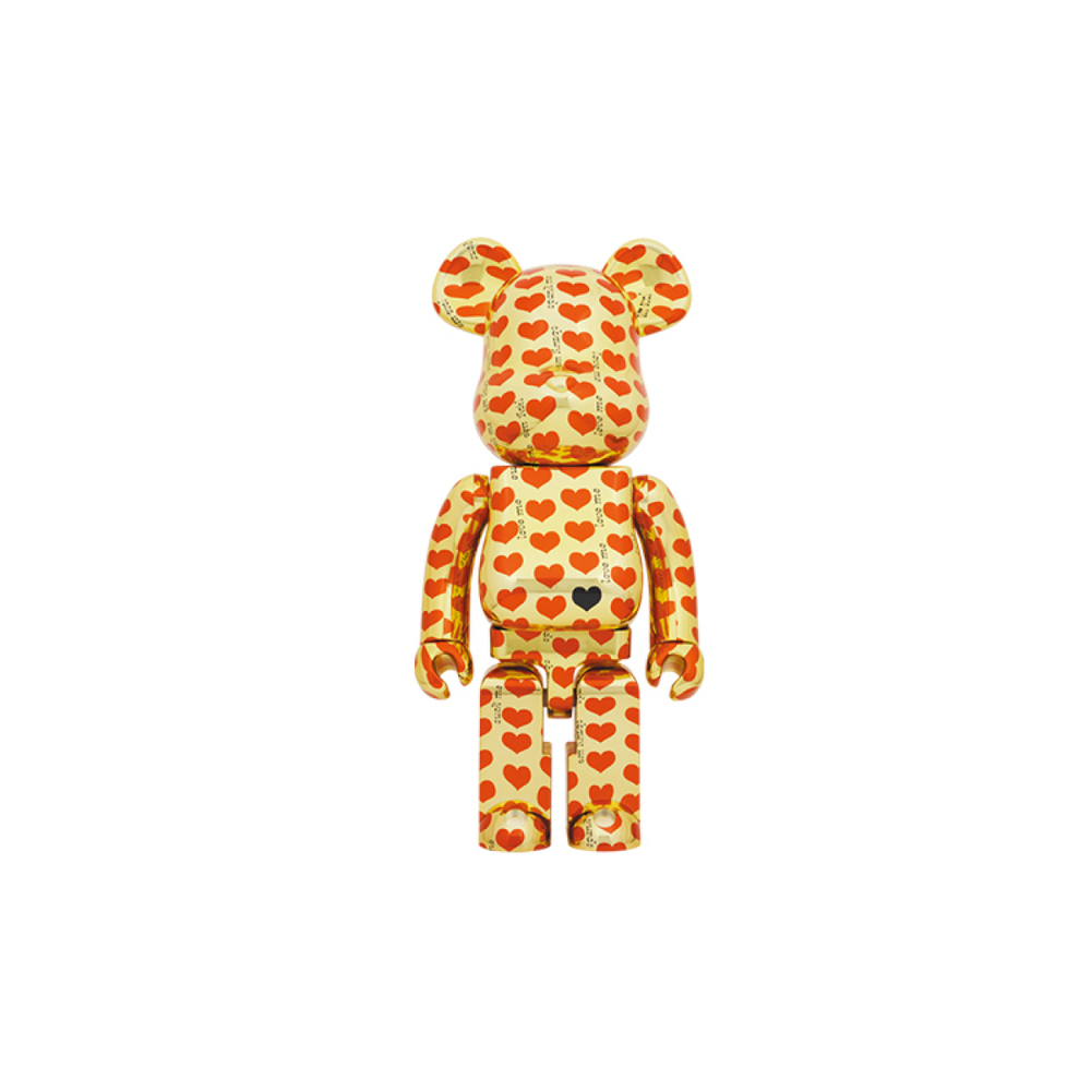 Дизайнерские игрушки BE@RBRICK 1000% Gold Heart 70cm, Gold-Heart-1000％