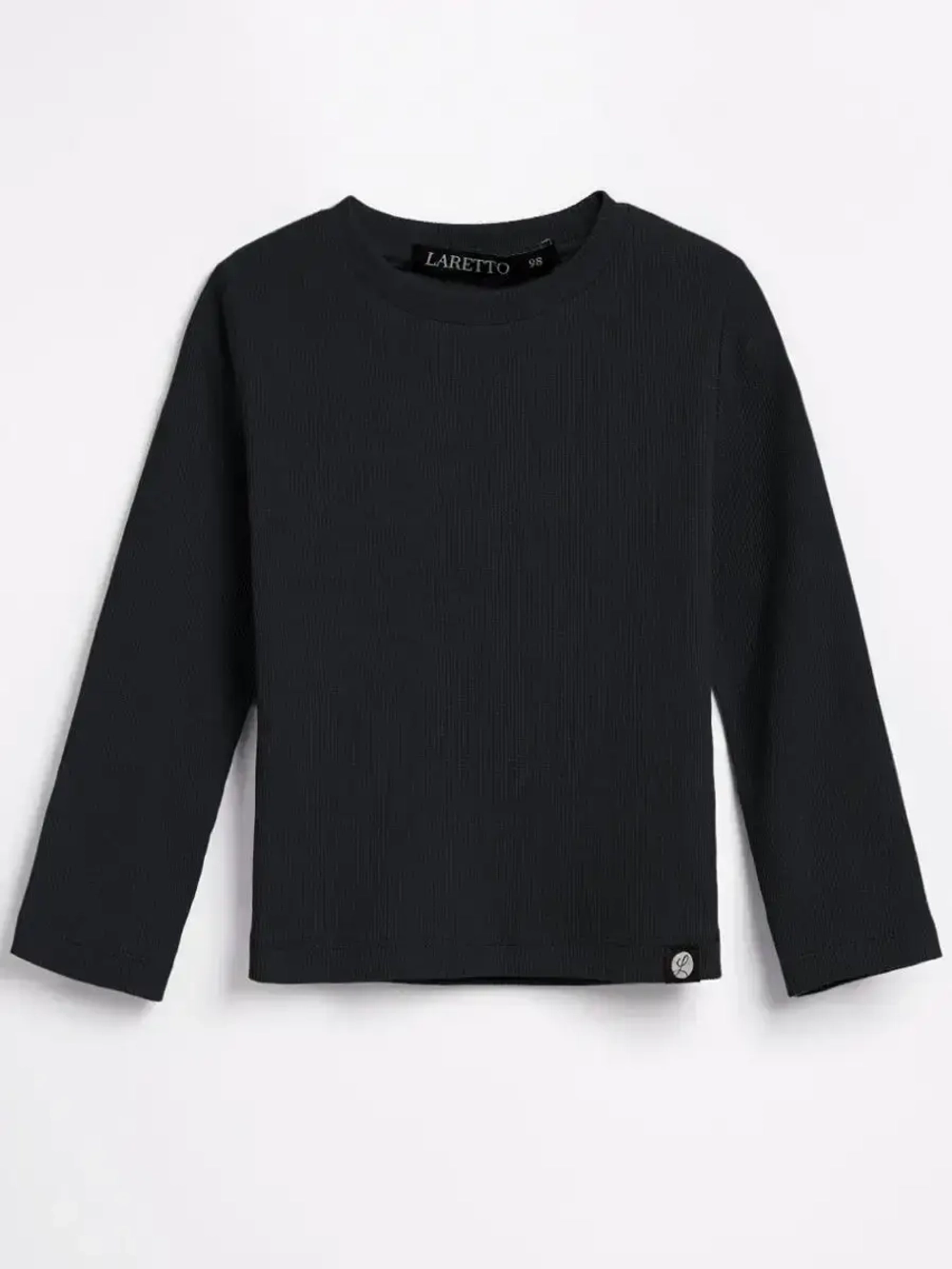 Черный лонгслив кофта детская школьный