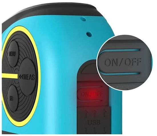 Рулетка лазерная Xiaomi Mileseey Laser Ranging Measure Blue DT10