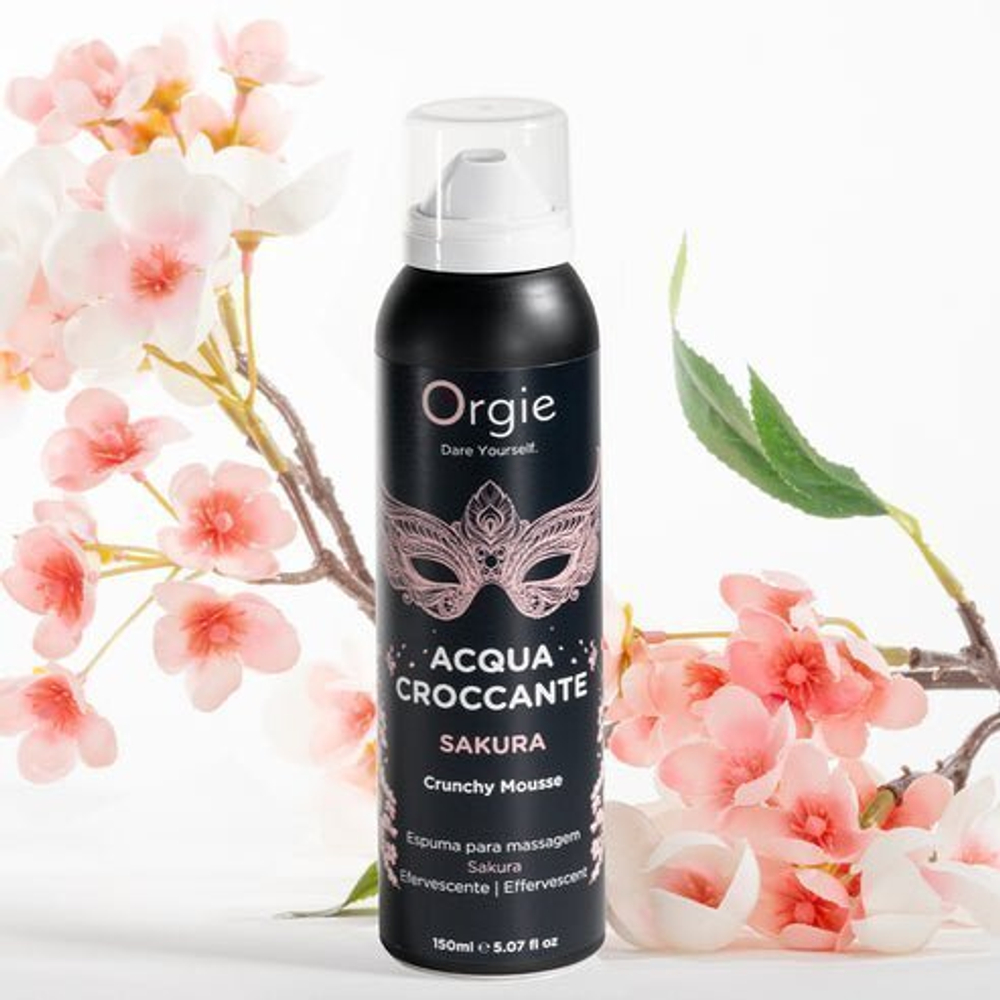 Хрустящая пенка для массажа Orgie Acqua Croccante Sakura 150 мл