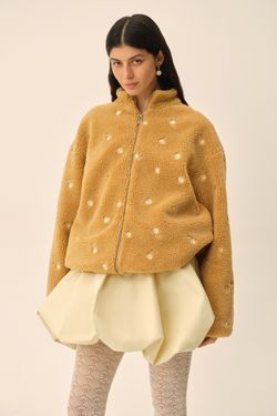 Куртка (((Любит - не любит))), песочная