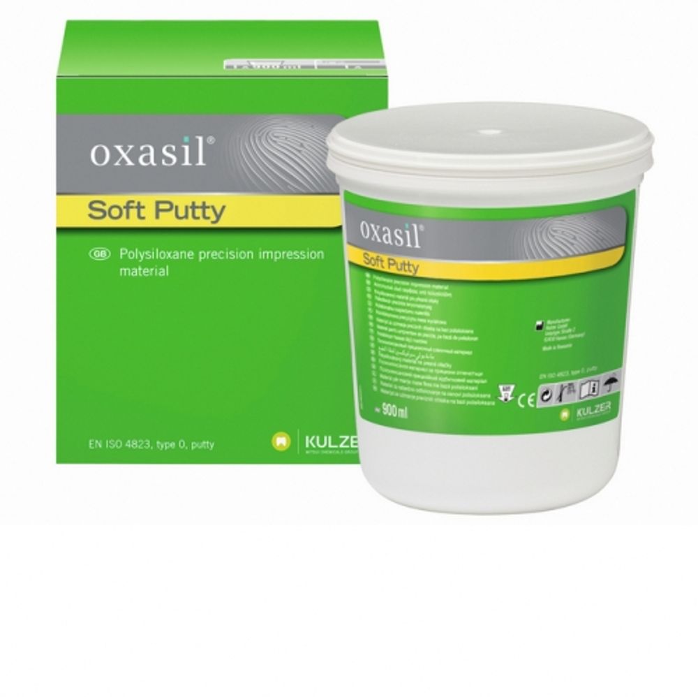 Oxasil Soft Putty силиконовая слепочная масса (900мл.) Kulzer