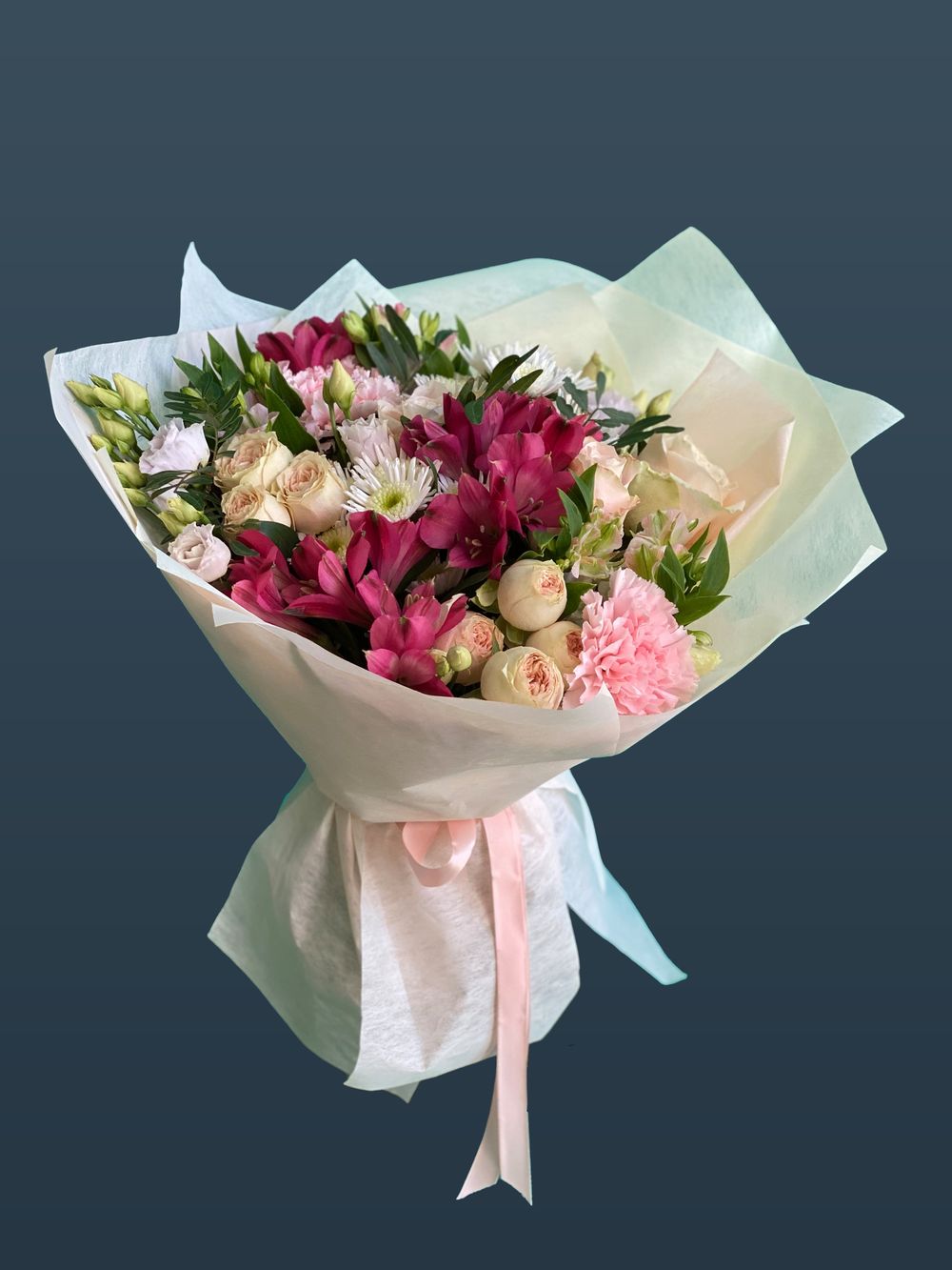 Букет светлый крафт