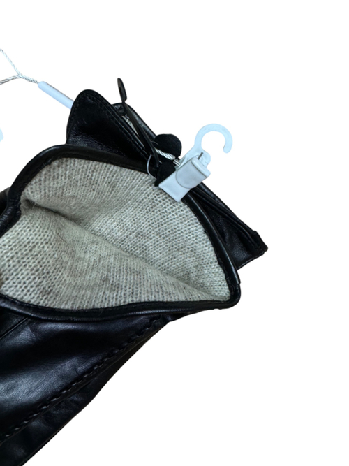 Перчатки.Женские.Кожаные.Люкс качества. Подклад: трикотаж-шерсть.5 шт в упаковке.