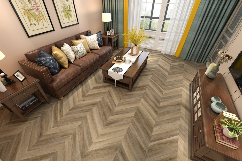 Кварц-винил SPC Damy Floor Chevron SPC 0,75мм 5,2 мм АМБУАЗ 1.676 м2