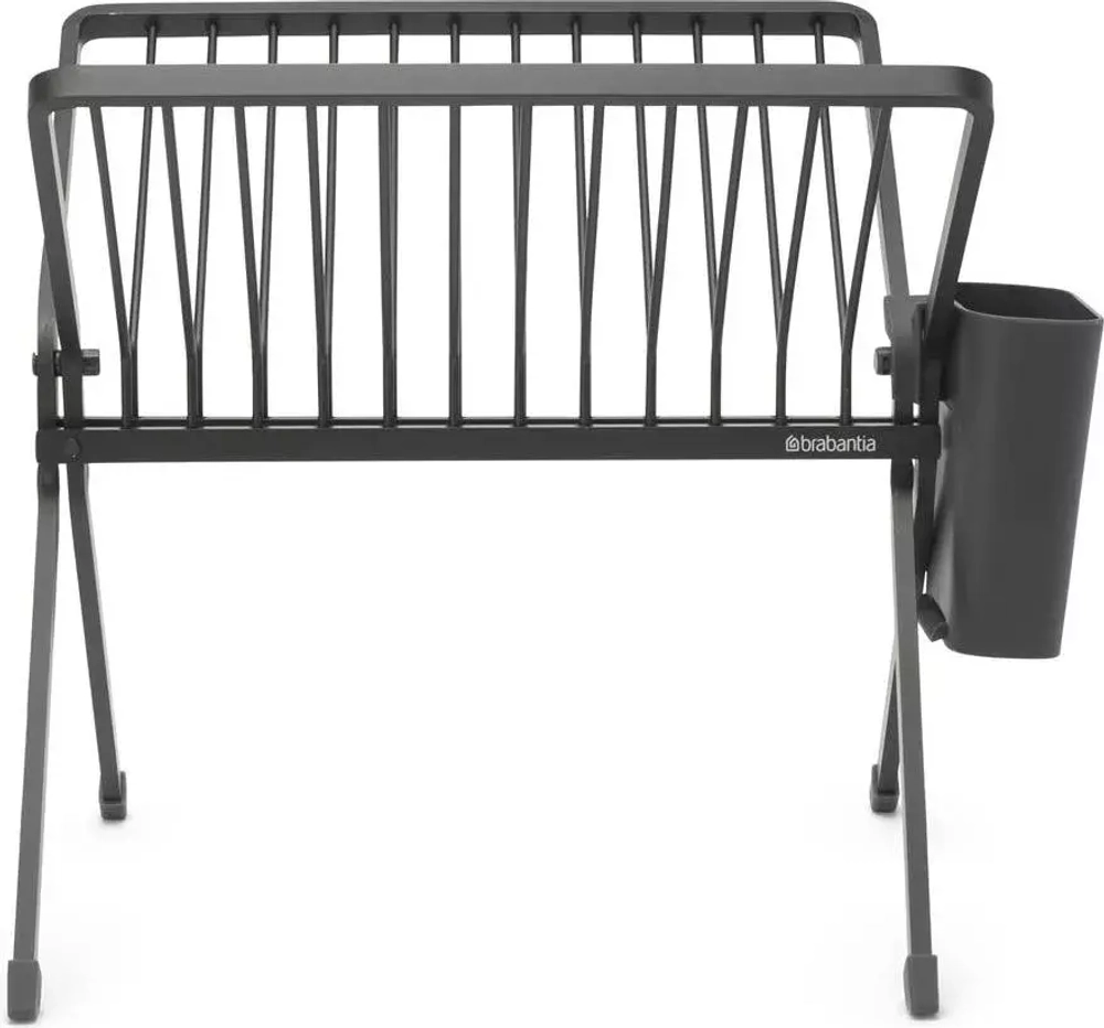 Brabantia - Складная сушилка для посуды 37х33см темно-серая / артикул   139406  / GTIN 8710755139406