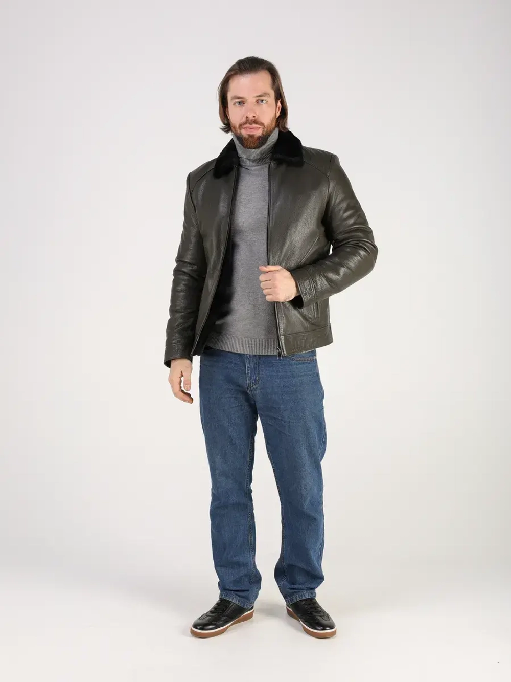 Дубленка натуральная куртка зимняя кожаная