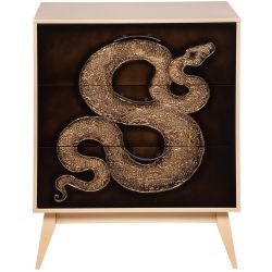 Комод Серпентис с 3 ящиками Айвори