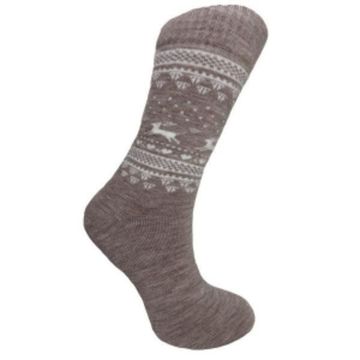 Термоноски детские NordKapp 517-1B бежевый