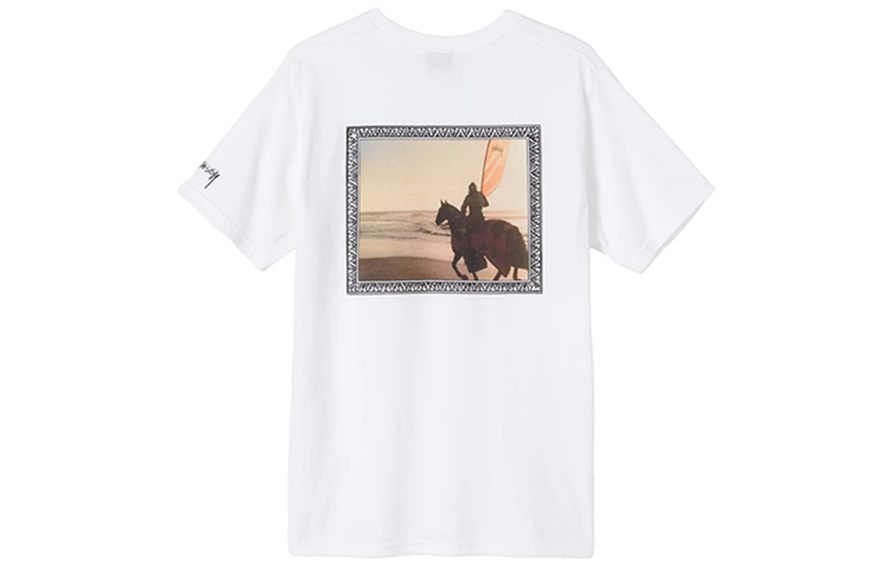Футболки Stussy Knight T, 3903578-WHITE