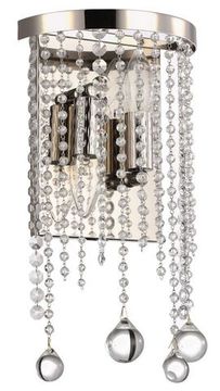 Светильник настенный 2*Е14 2142/11/02W хром Smira Stilfort