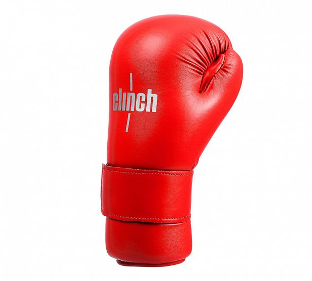 C524 Перчатки полуконтакт Clinch Semi Contact Gloves Kick красные